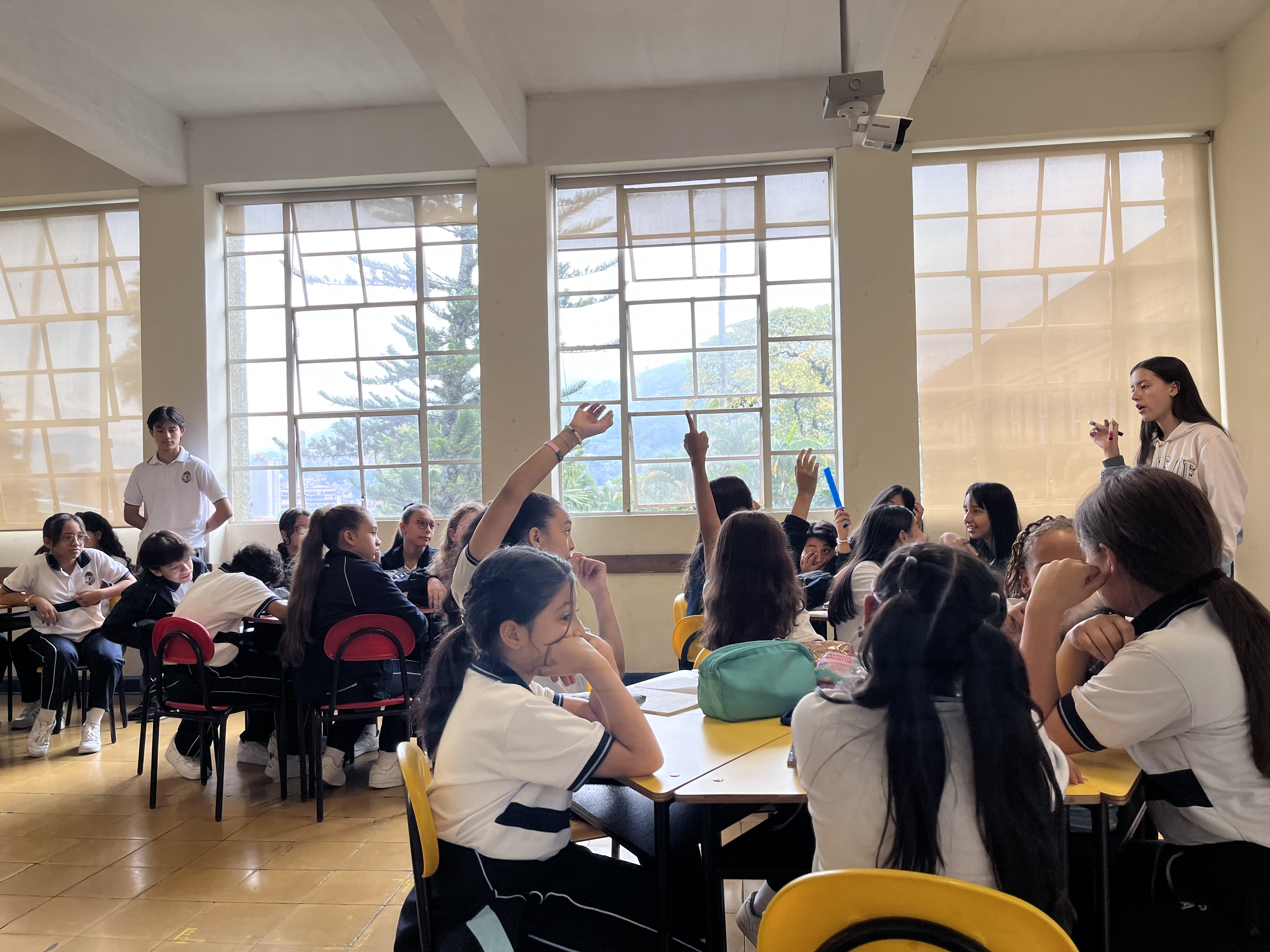 Participacion activa de los estudiantes durante el encuentro